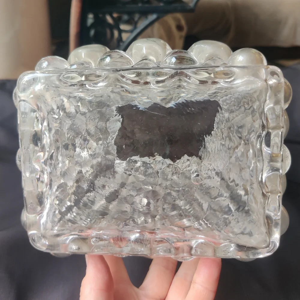 MCM Bubble Art Glass Vase 12